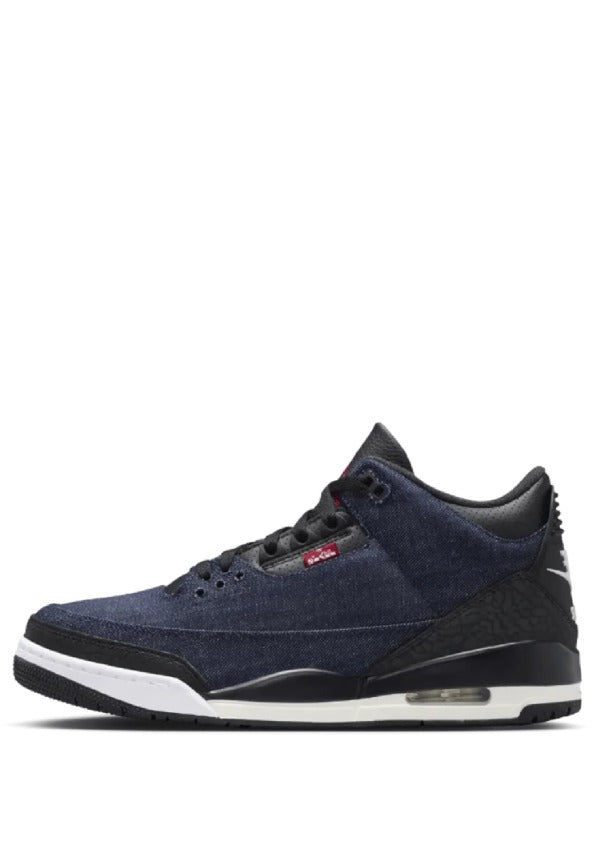 Nikee Leviis x Air Jordan 3 Retro Indigo MenTrack 658