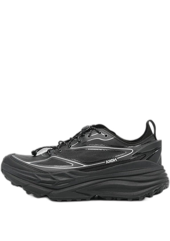 Hoka Stinson One7 Black SIlver 2680