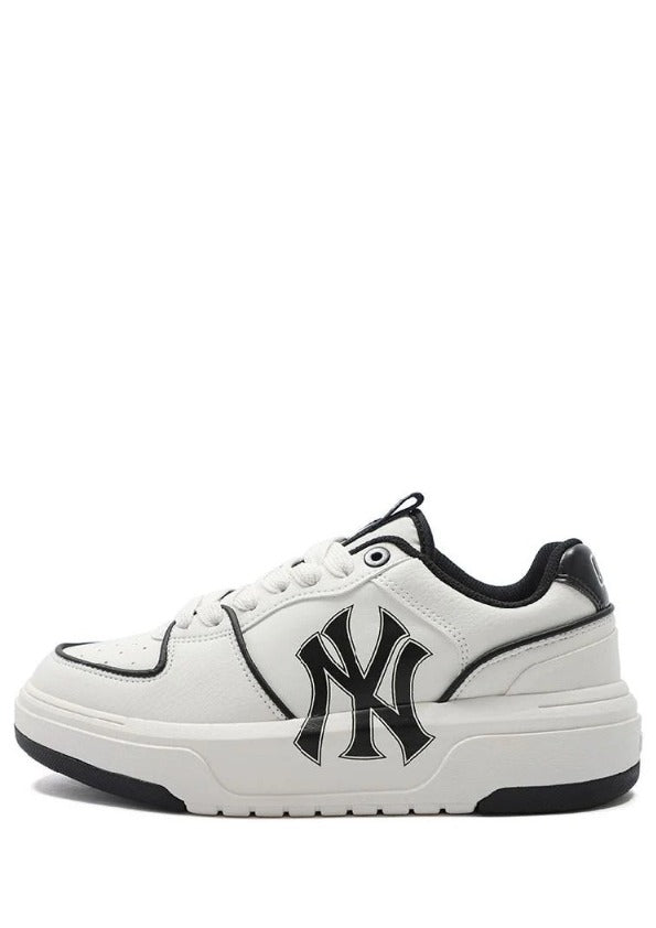 MLB CHUNKY LINER LOW WHITE BLACK