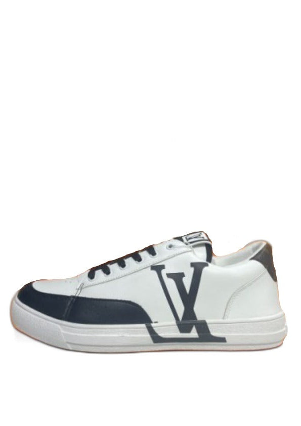 Louis Vuitton LV White Black Logo fix