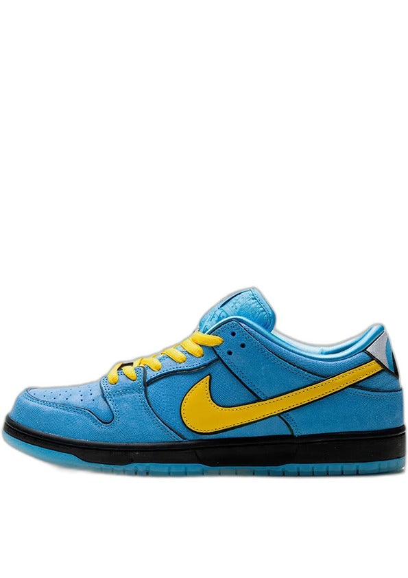 nikkee powerpuff x sb dunk low bubbles blue