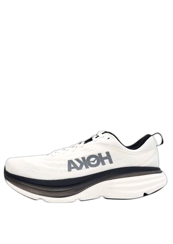 Hoka One Bondi 8 White Black