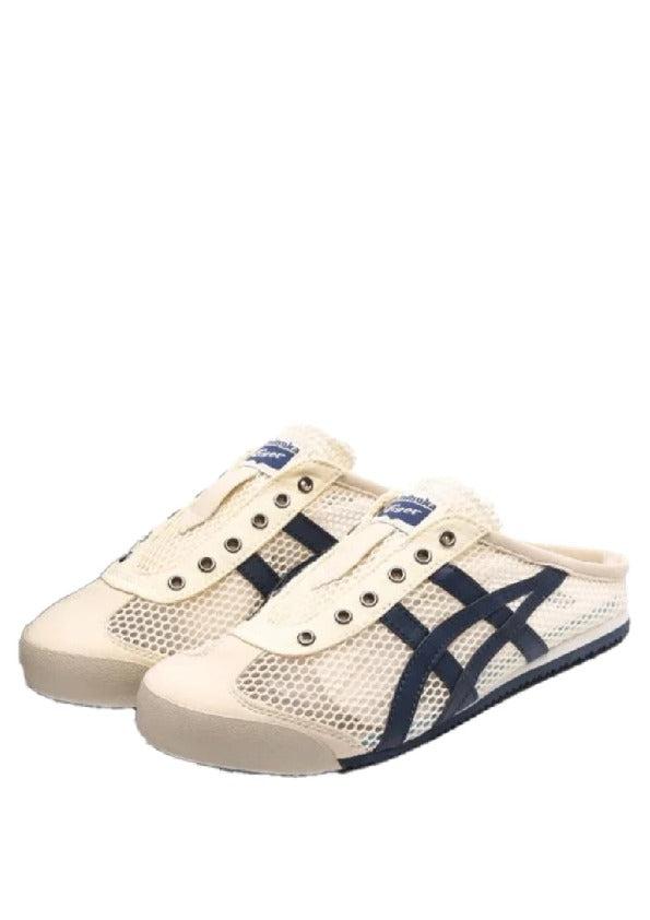 Mexico 66 Sabot Half Cut Shoe Cream Navy