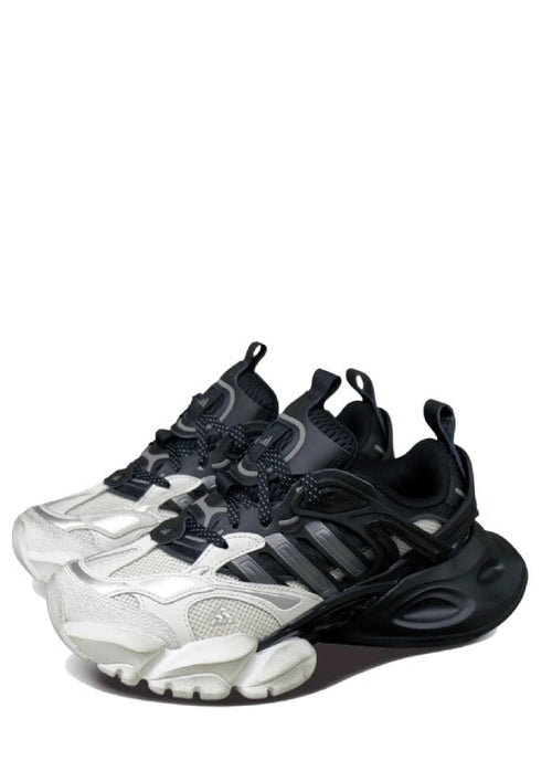 adidaass XLG Runner Deluxe White Blacks