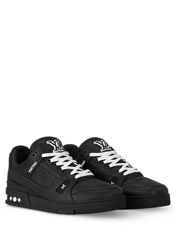 Louis_Vuitton Trainer Black Embossed Monogram 1593