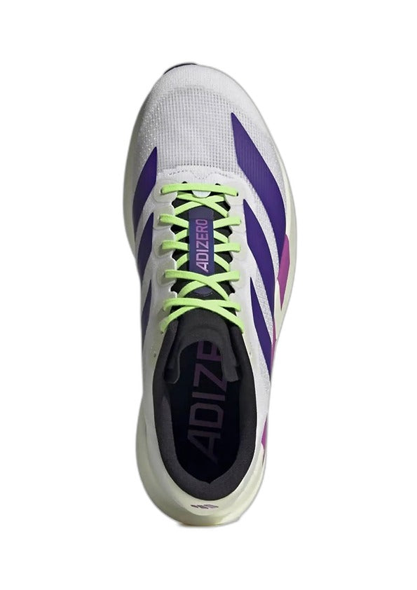 Aadidass AdiZero Evo SL White Purple Lime Burst 6026