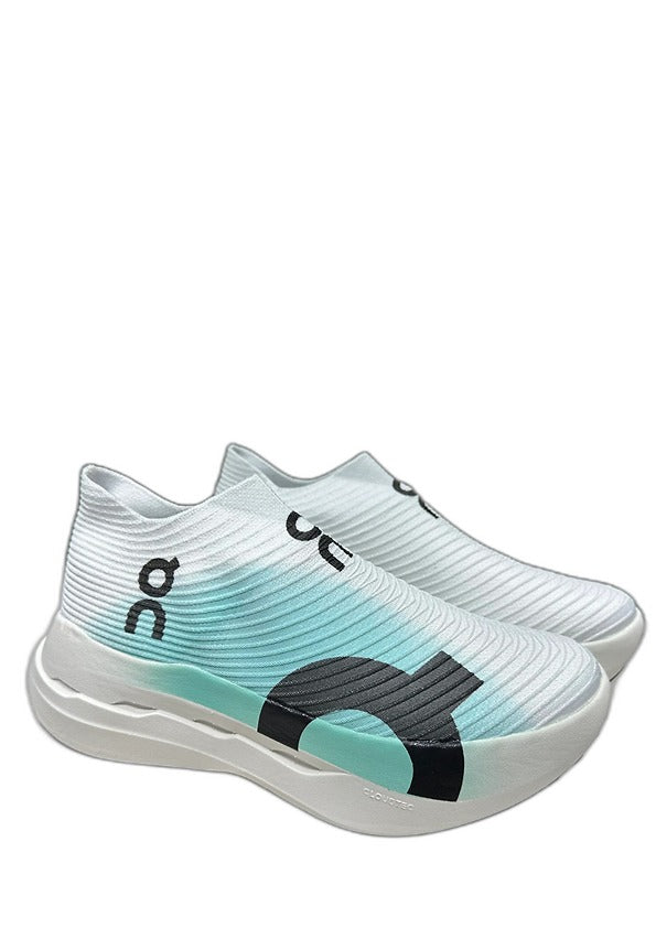 On Cloudboom Strike LS White and Mint Green 5052