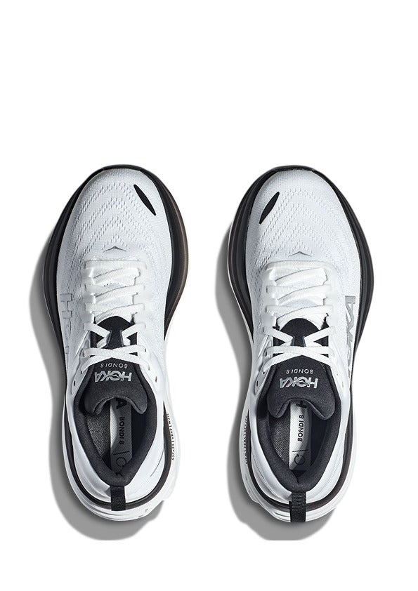 Hoka One Bondi 8 White Black