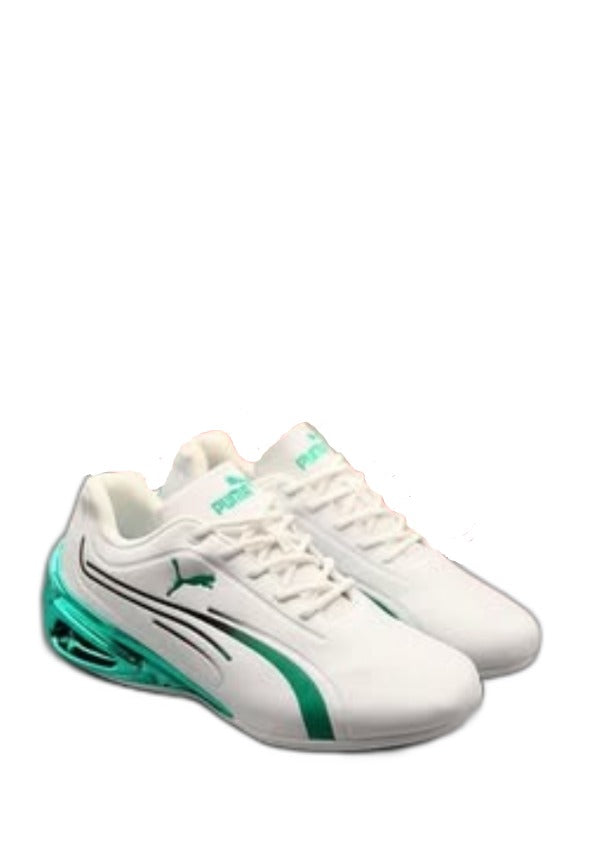 Pumaa Super GT Sport White Green 737