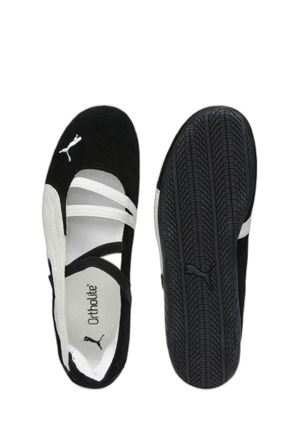 Pumaa Speedcat Ballet Suede Warm White Black 2628