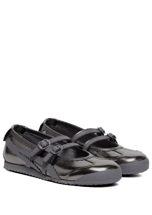Onitsukaa Tiger Mexico 66 TGRS Black & Gunmetal Mary Jane 6159