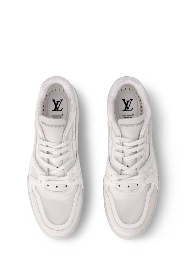 Louiss Vuitton Trainer Triple White