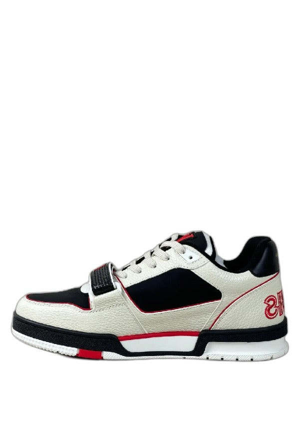 Louiss Vuittionn Trainer Strap Black Red