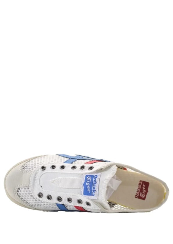 Onitsukaa Tiger Mexico 66 Sabot Half Cut Sneaker White blue red