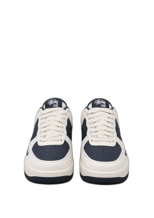 NIKEE AIRFORCE CUSTOM X STUSSY WHITE 2025