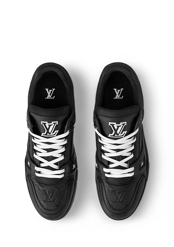 Louis_Vuitton Trainer Black Embossed Monogram 1593