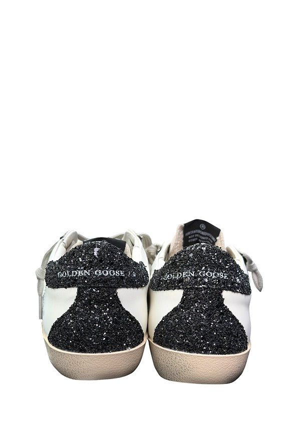 Golden Goose Super Star sneakers Silver Glitter Star and Black Glitter 6210