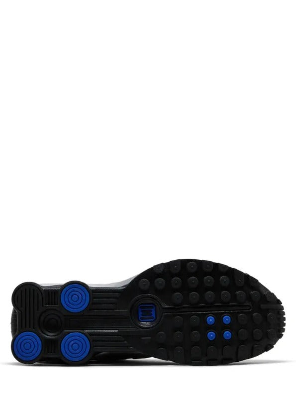 Nikee Shox R4 Black Metallic Silver Racer Blue