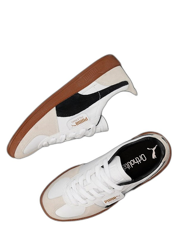 Pumaa Palermo Leather White Black 992