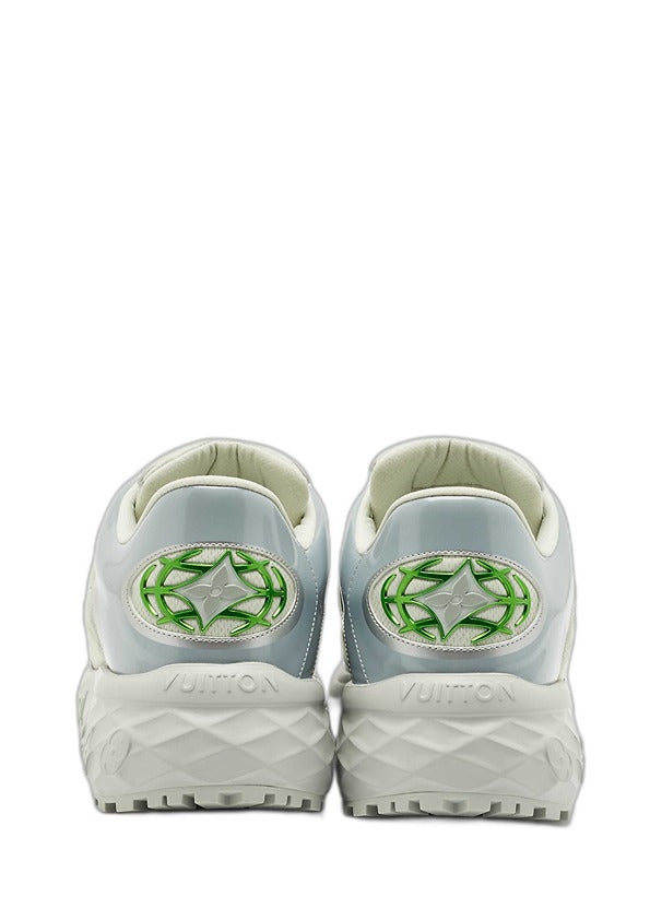 Louis Vuitton LV Discovery Lace Up Silver Green 1813
