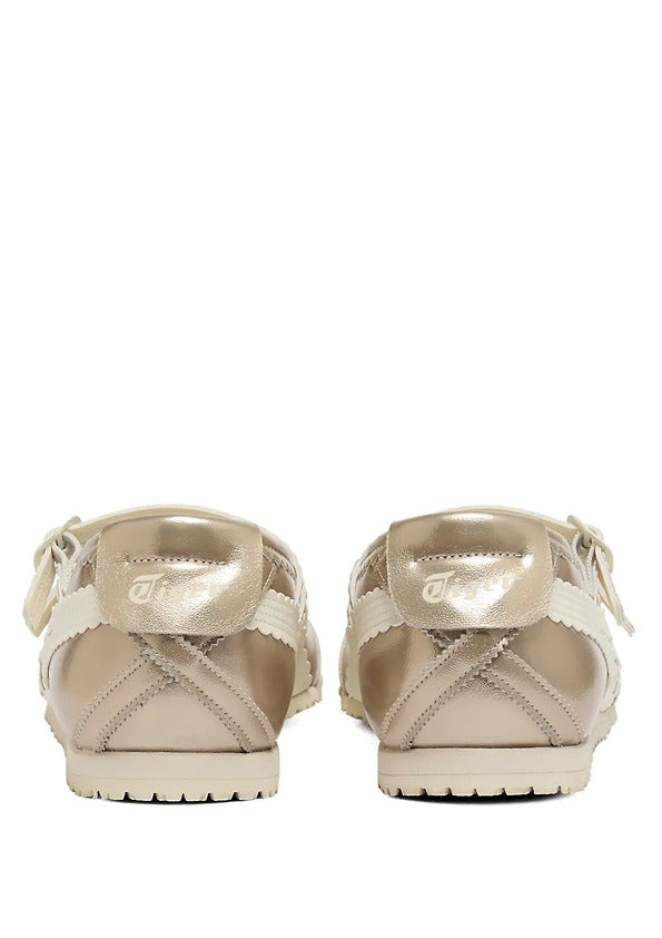 Onitsukaa Tiger Mexico 66 TGRS Metallic Pack Champagne Cream