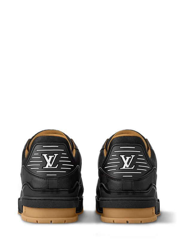 Louiss Vuittonn LV Trainer Leather Black Gum