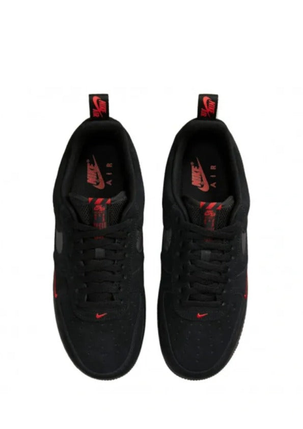 Nikee Airforce 1 Low Multi Swoosh Black Crimson 1208
