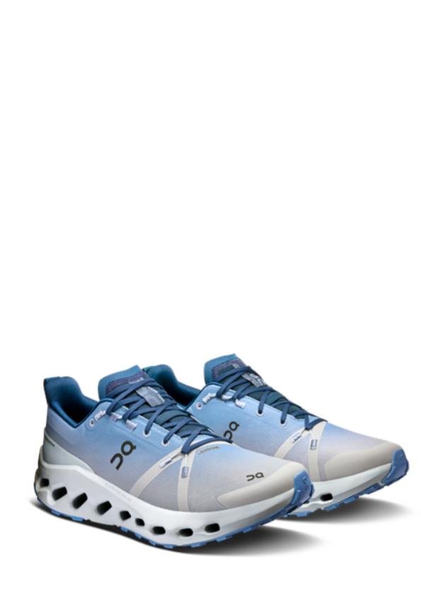 On Cloudsurfer Trail Waterproof Chambray Glacier 573