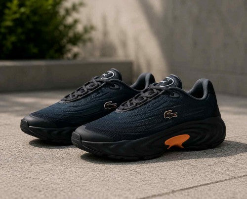 Lacostee Spinor Dark Gray and Orange