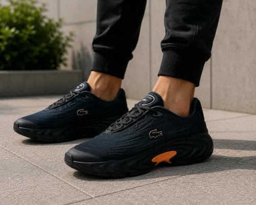 Lacostee Spinor Dark Gray and Orange