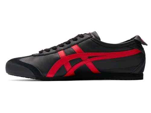 Onitsuka Tiger Mexico 66 Black Classic Red womens 457