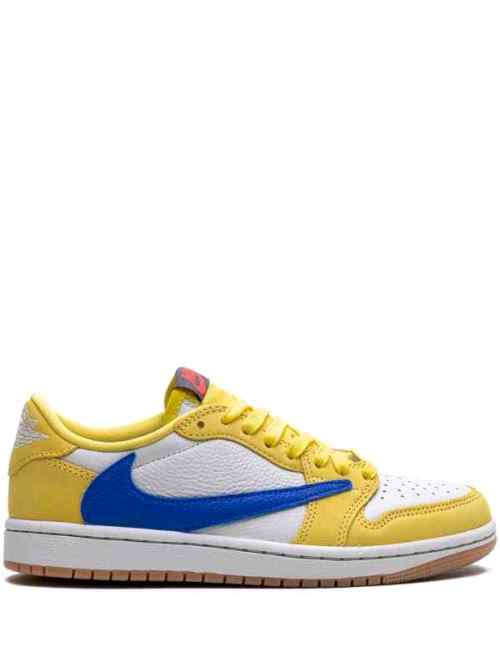 Nikee air jordan retro low x travis scott canary