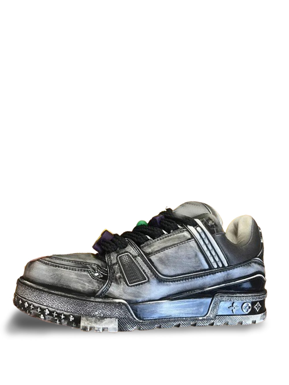 LOUIS VUITTON MAXI TRAINER CERAMIC D GREY