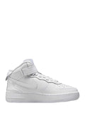 Nikee airforce long mid LEATHER WHITE