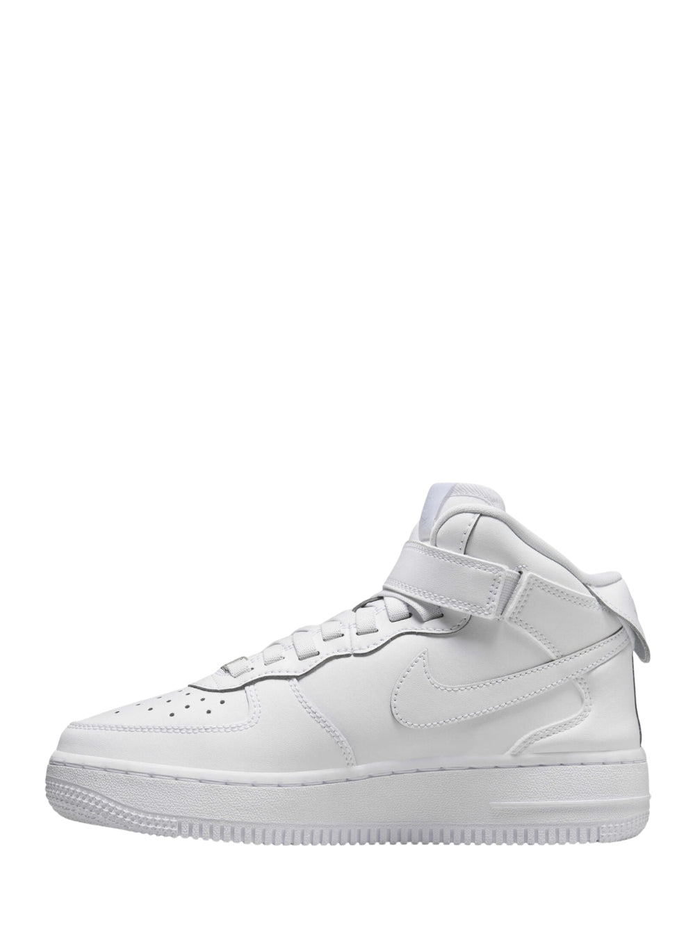 Nikee airforce long mid LEATHER WHITE