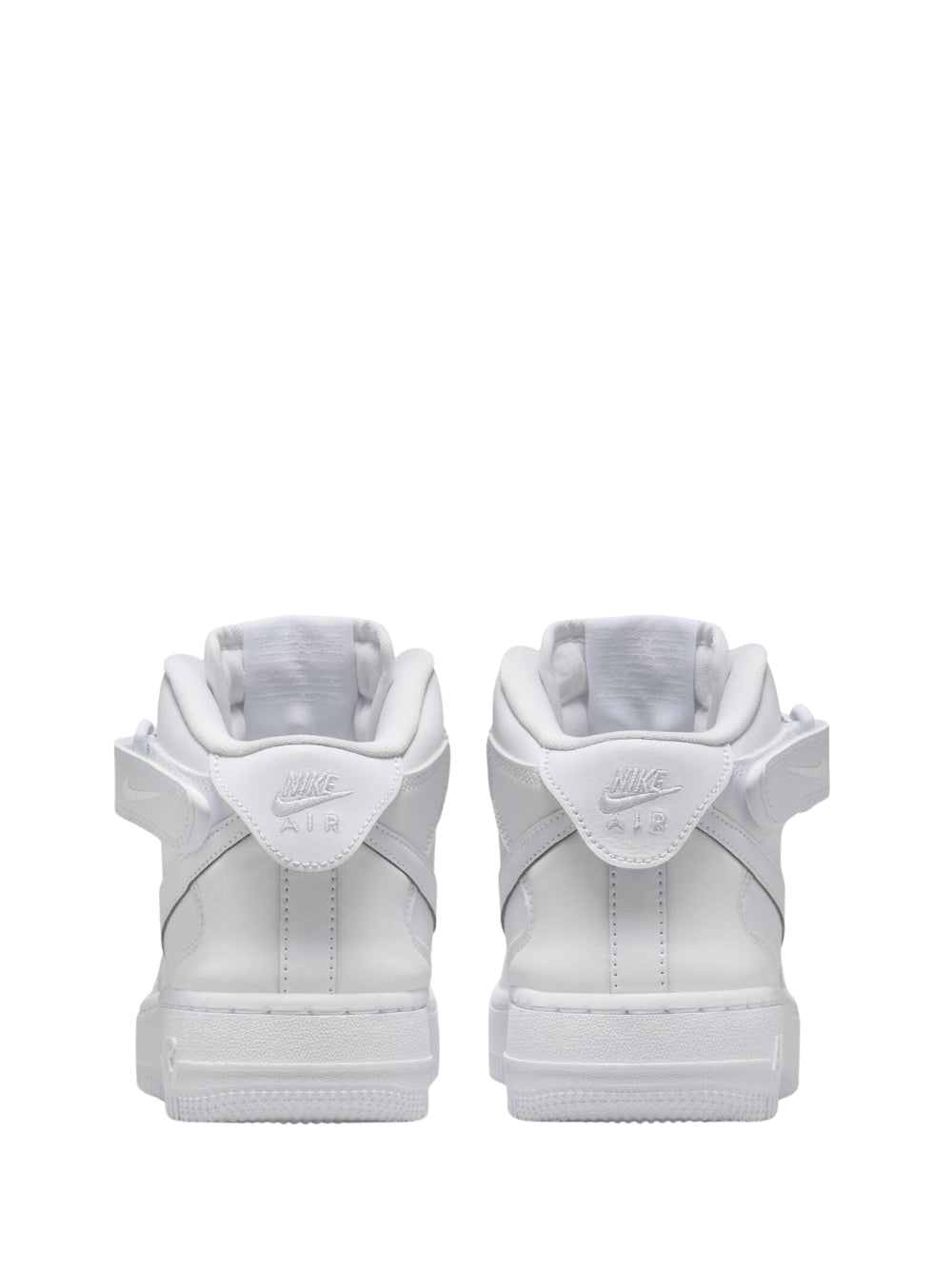 Nikee airforce long mid LEATHER WHITE