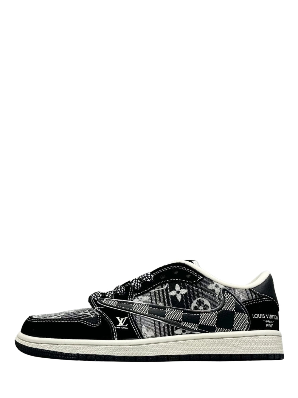 Air jordan 1 low X louiss vittonn black monogram 379