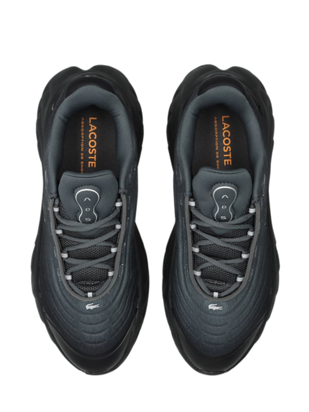 Lacostee Spinor Dark Gray and Orange